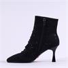 Una Healy Piano Picker High Heel Boot - Black Sparkle
